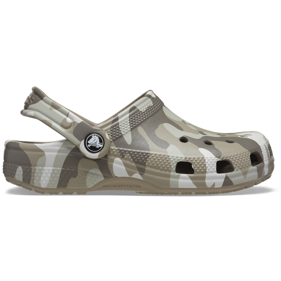 Crocs - Classic Camo Clog Kids - 207594-2ZJ - Mushroom - Sandals