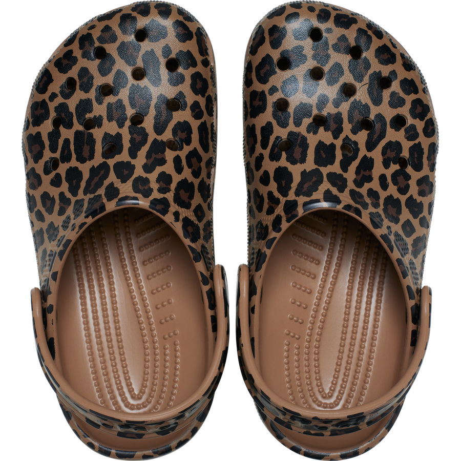 Crocs - Classic Graphic Clog K - 211881-2LD - Sepia/Leopard - Sandals
