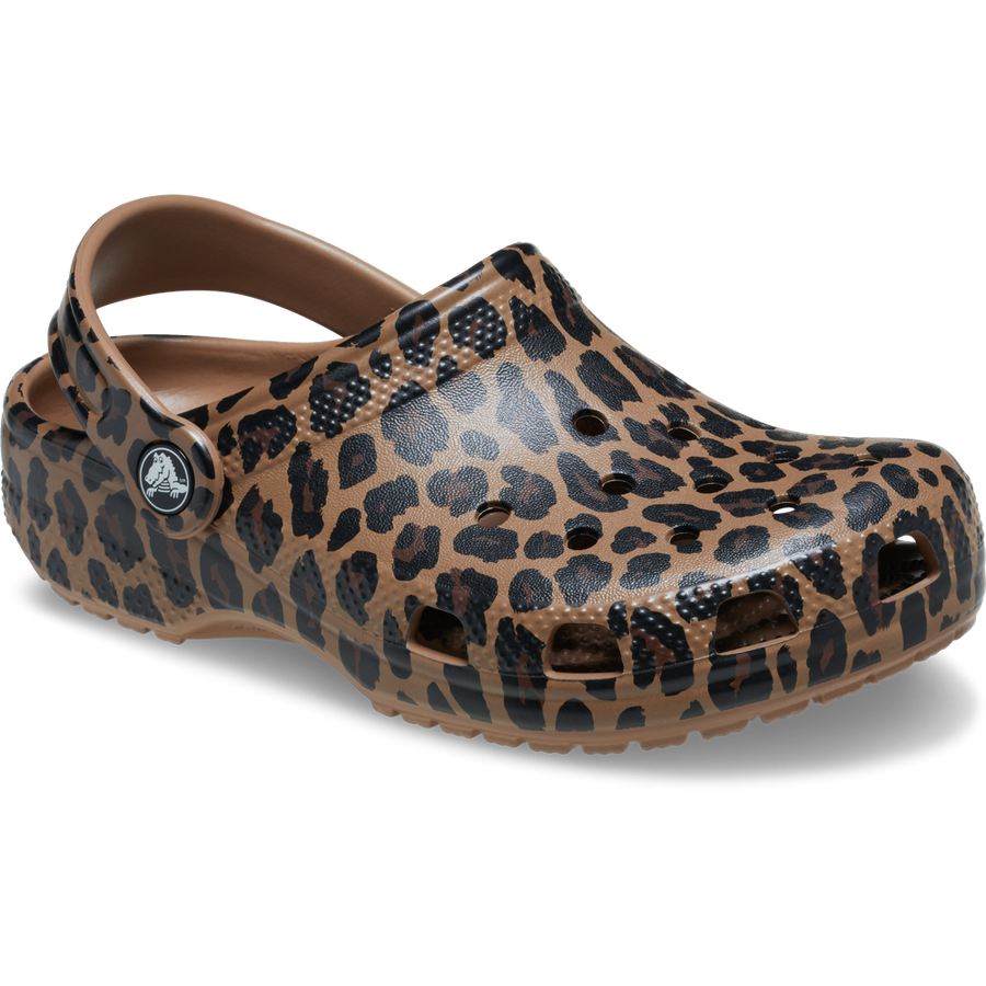 Crocs - Classic Graphic Clog T - 211882-2LD - Sepia/Leopard - Sandals