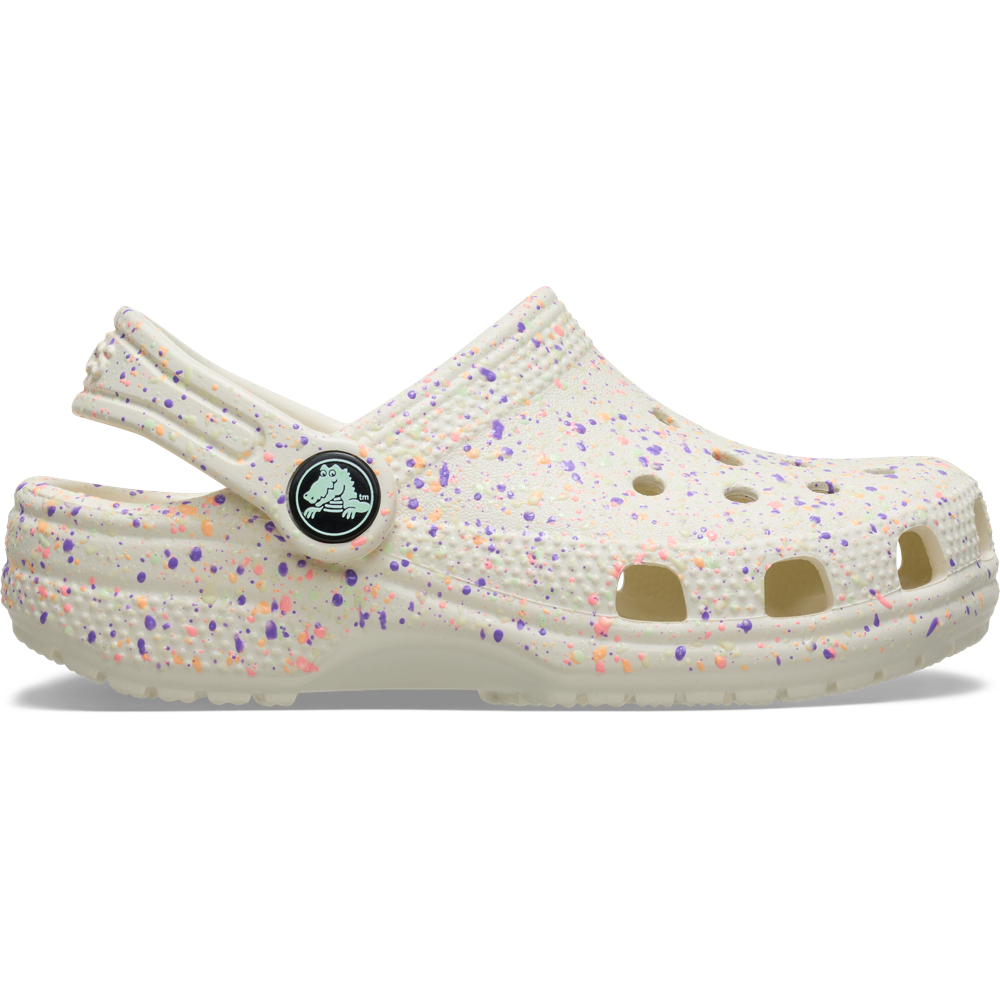 Crocs - Classic Paint Splatter K - 212495-2MT - Summit White/Multi - Sandals