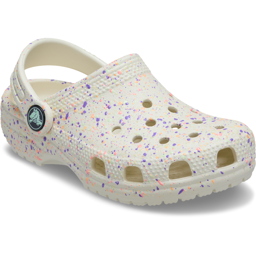 Crocs - Classic Paint Splatter K - 212495-2MT - Summit White/Multi - Sandals