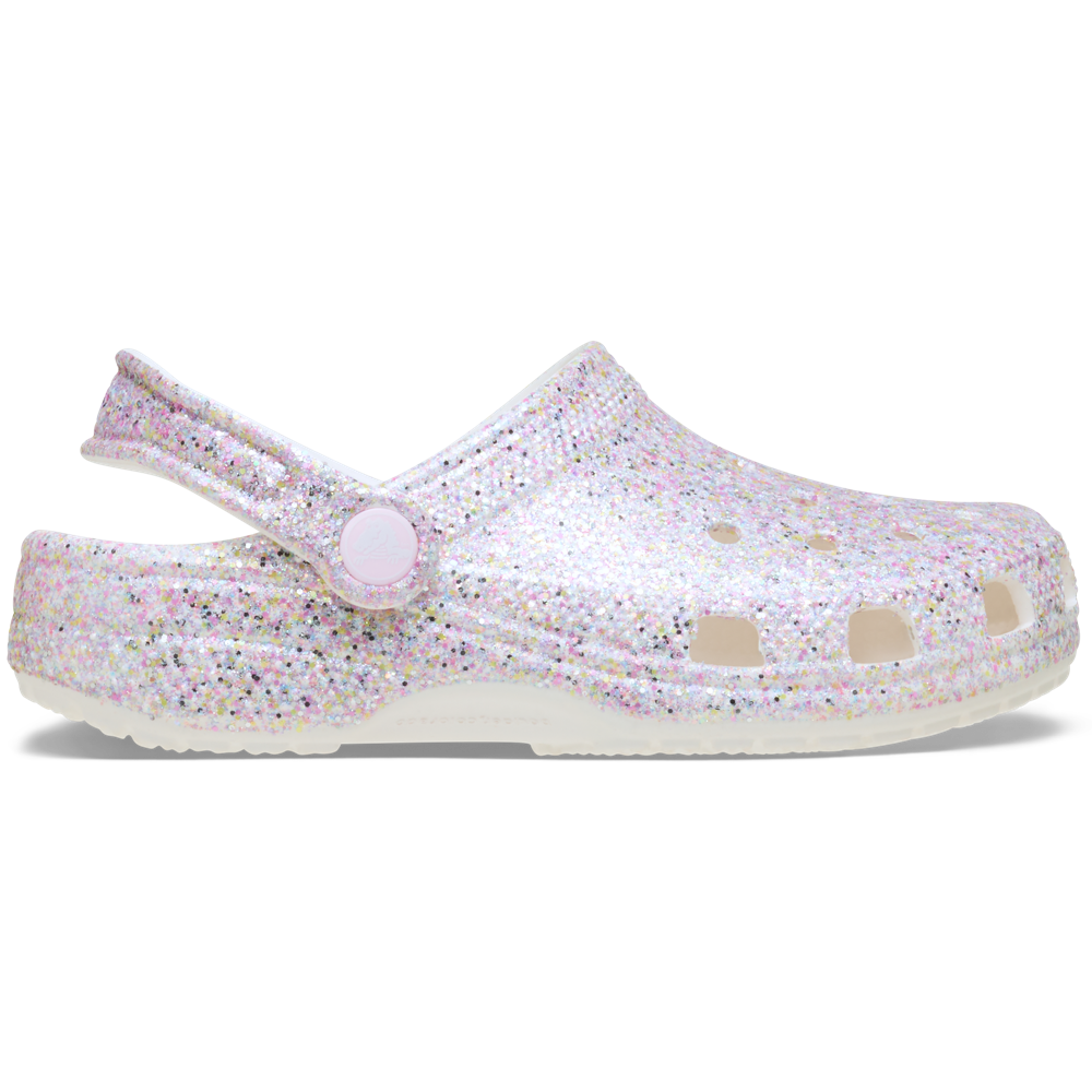 Crocs - Classic Glitter Clog T - 212562-100 - White - Sandals