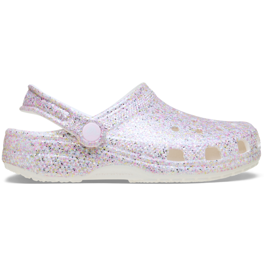 Crocs - Classic Glitter Clog K - 212561-100 - White - Sandals
