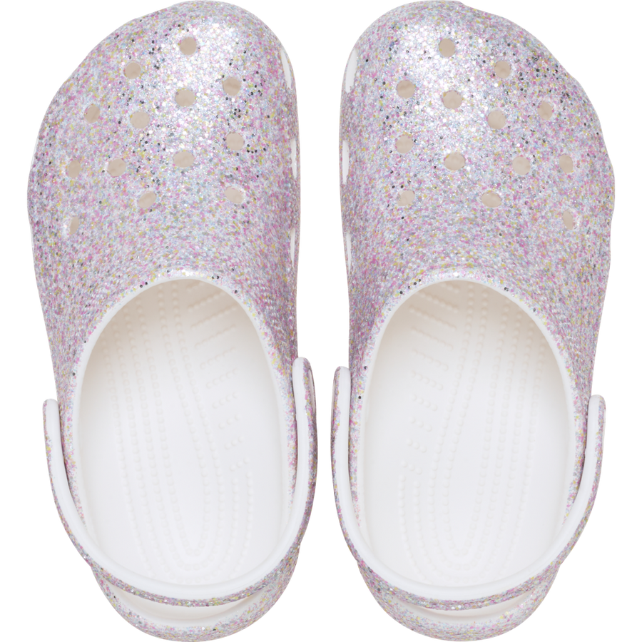 Crocs - Classic Glitter Clog K - 212561-100 - White - Sandals
