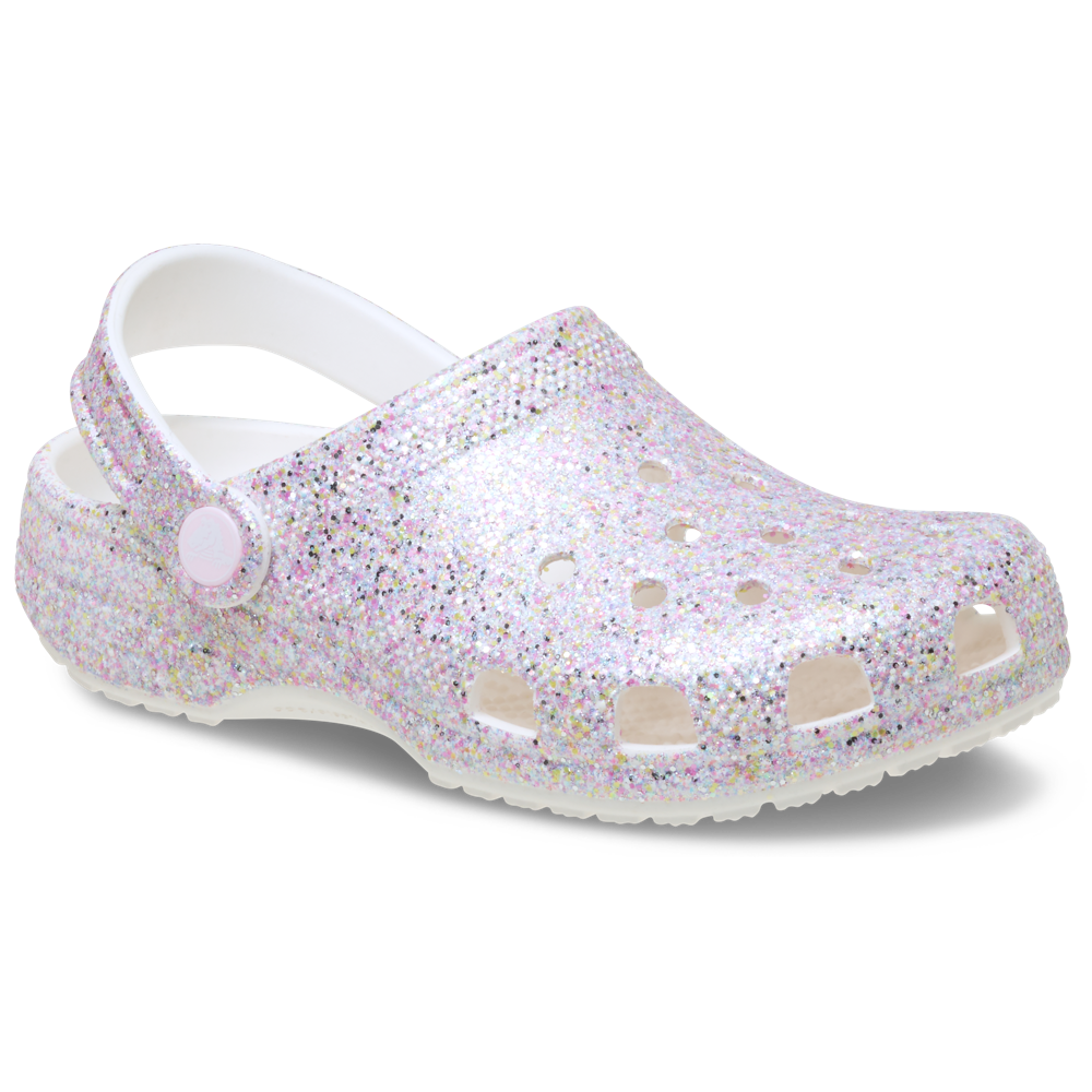 Crocs - Classic Glitter Clog K - 212561-100 - White - Sandals