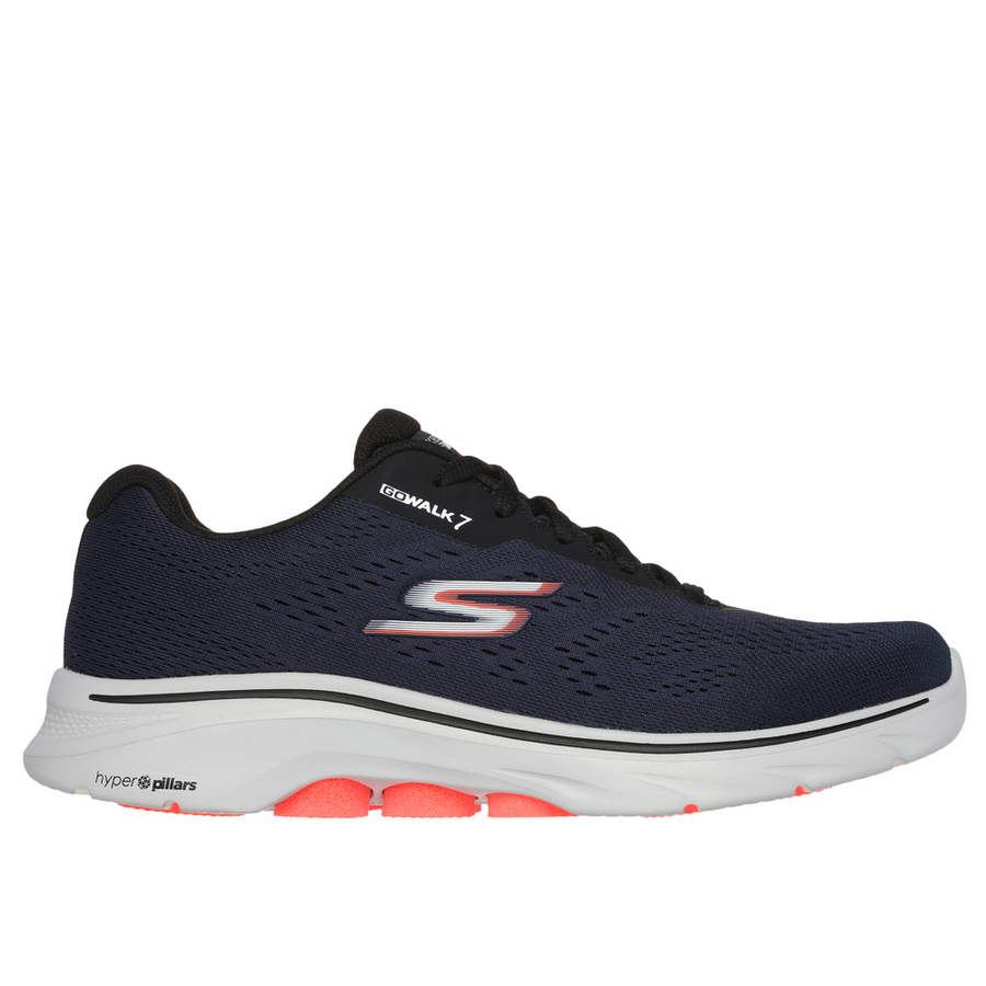 Skechers tennis shoes black sales