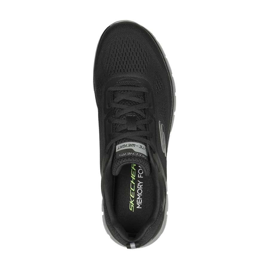 Skechers memory 2025 foam black shoes