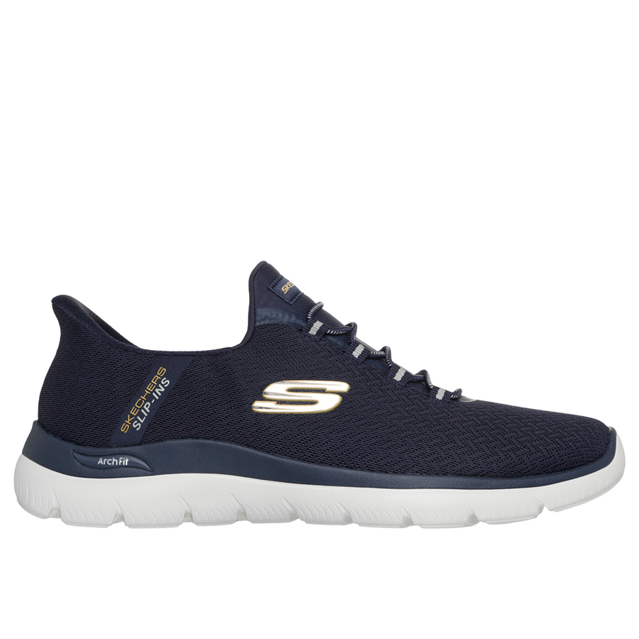 Skechers Arch Fit Summits - Kynor 233177/NVYL Navy/Yellow Trainers