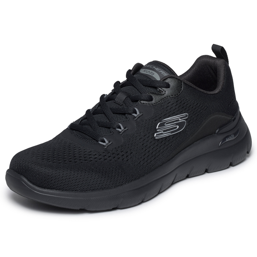 Skechers Arch Fit Summits - Kravel 233178/BBK Black Trainers