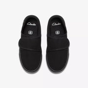 Clarks - Hopper Run - Black Fabric - Plimsolls