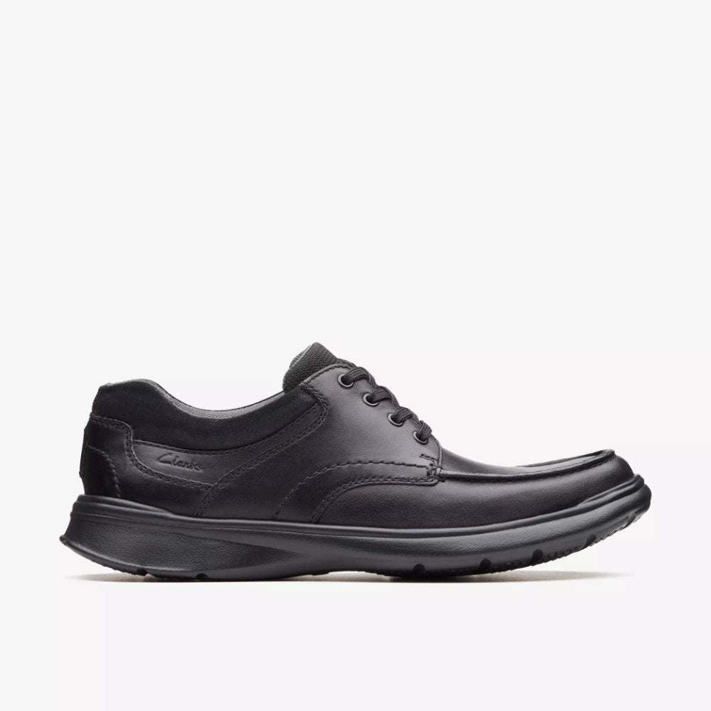 Clarks - Cotrell Edge - Black Smooth Leather - Shoes