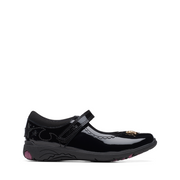 Clarks - Relda Sea K. - Black Patent - School Shoes