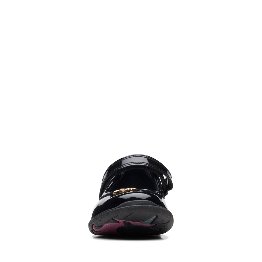 Clarks - Relda Sea K. - Black Patent - School Shoes
