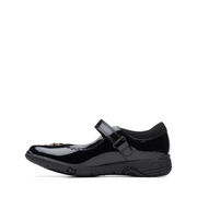 Clarks - Relda Sea K. - Black Patent - School Shoes