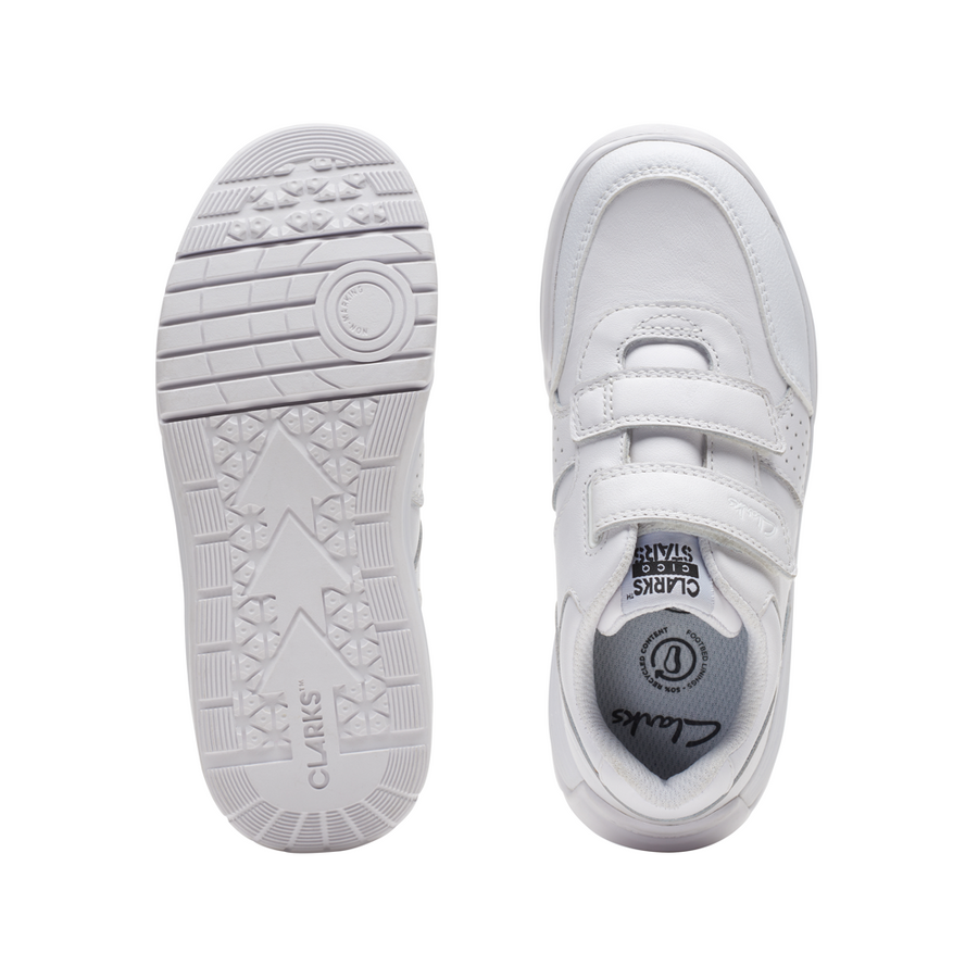 Clarks - CicaStarOrb K - White - Trainers