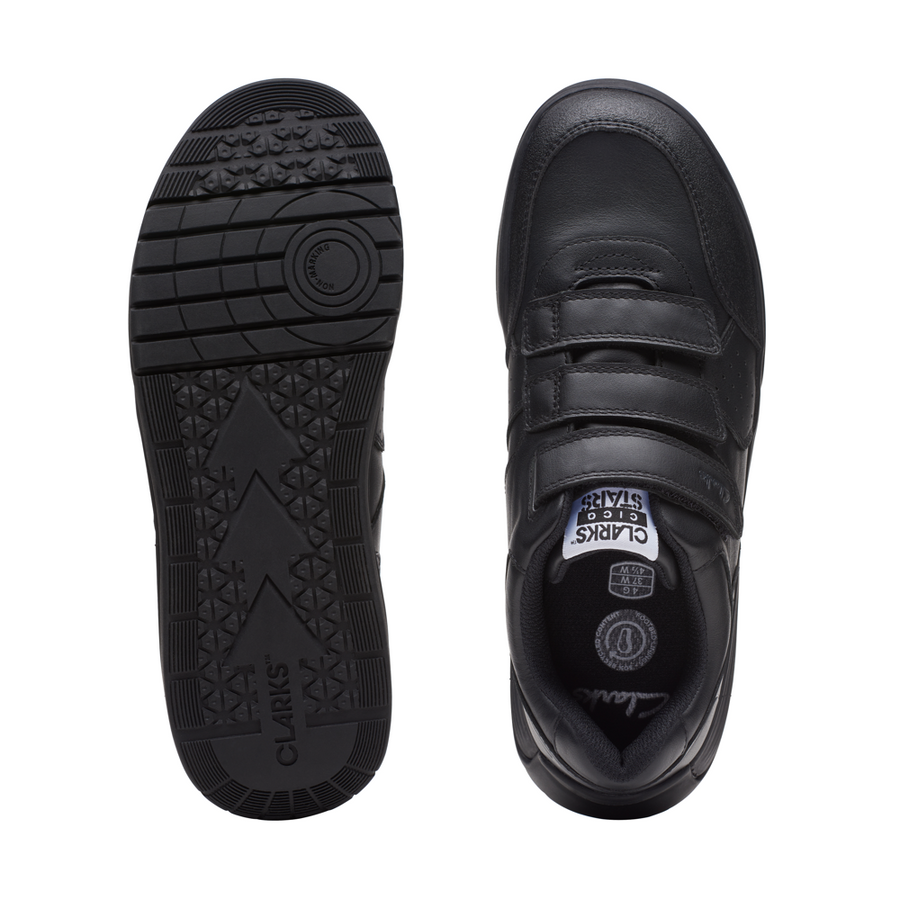 Clarks CicaStarOrb Y Black Trainers