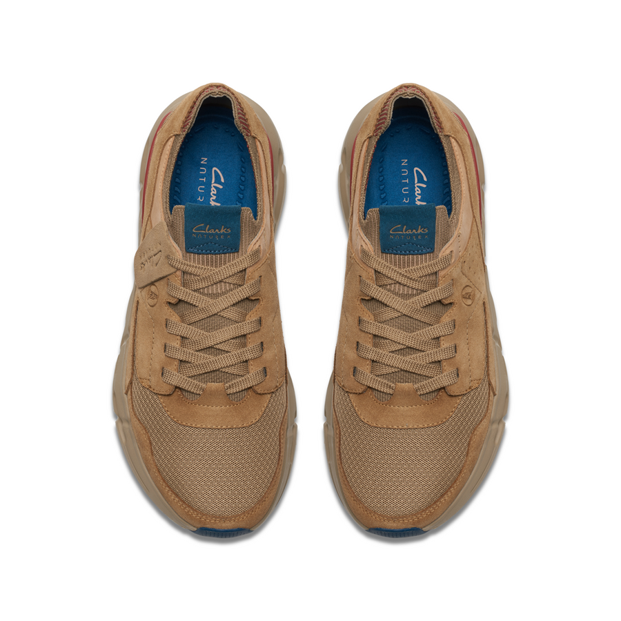 Clarks - NXE Lo - Tan Suede - Trainers