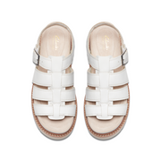 Clarks - Orianna Twist - Off White Lea - Sandals