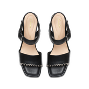 Clarks - Siara65 Buckle - Black Leather - Sandals