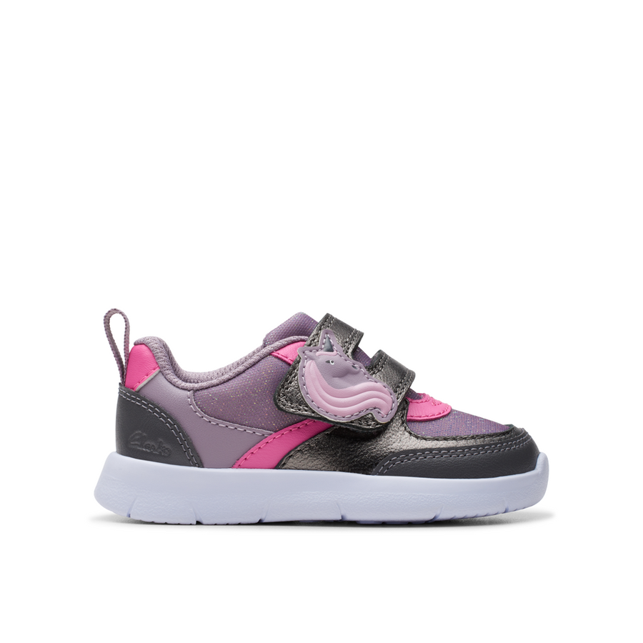 Clarks - Ath Shimmer T. - Purple - Trainers
