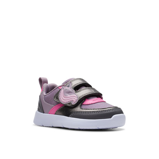 Clarks - Ath Shimmer T. - Purple - Trainers