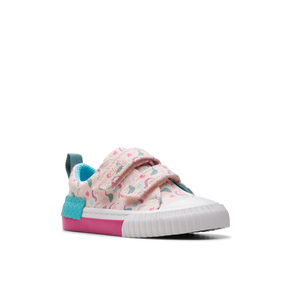 Clarks - FoxingMyth T. - Pink Multi - Canvas Shoes