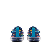 Clarks - Foxing Split K - Navy Print - Canvas Shoes
