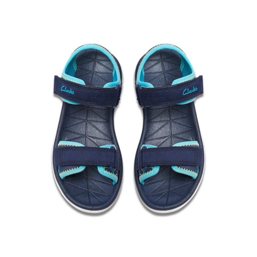 Clarks - Surfing Tide K - Navy - Sandals