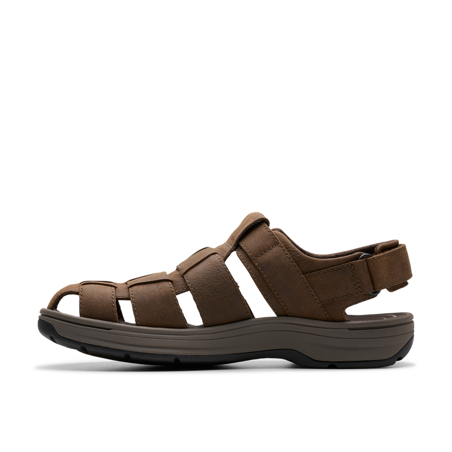 Clarks - Saltway Cove - Dark Brown Lea - Sandals