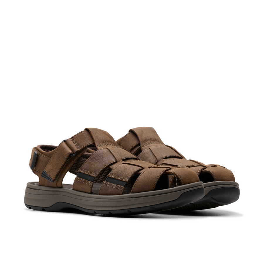 Clarks - Saltway Cove - Dark Brown Lea - Sandals