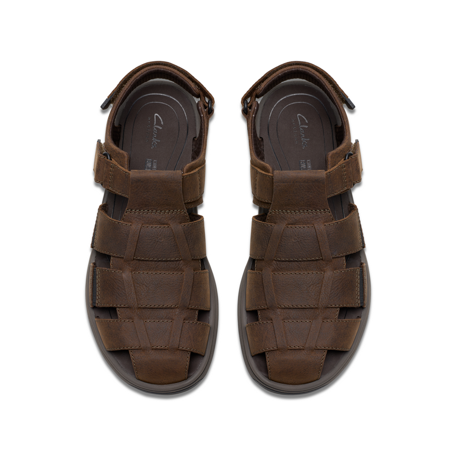 Clarks - Saltway Cove - Dark Brown Lea - Sandals