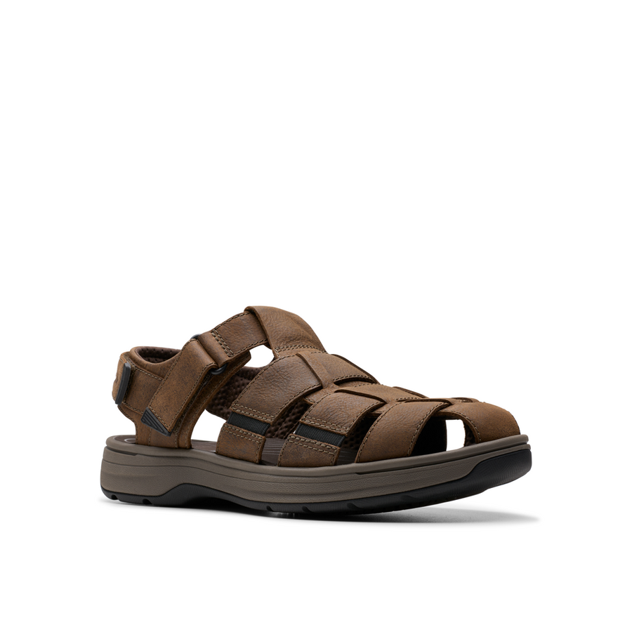 Clarks - Saltway Cove - Dark Brown Lea - Sandals