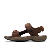 Clarks - Saltway Trail - Dark Brown Lea - Sandals