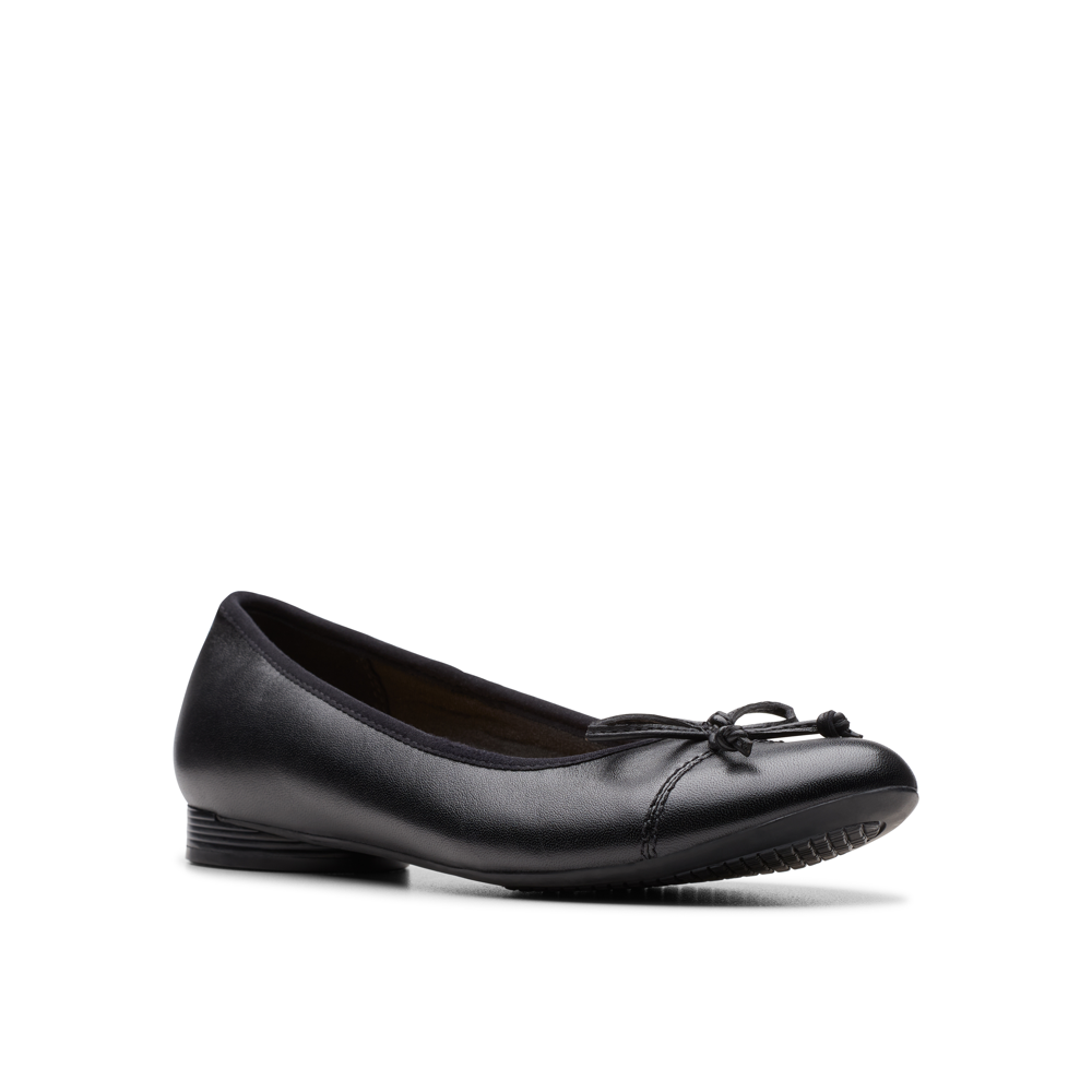 Clarks - Loreleigh Rae - Black Leather - Shoes