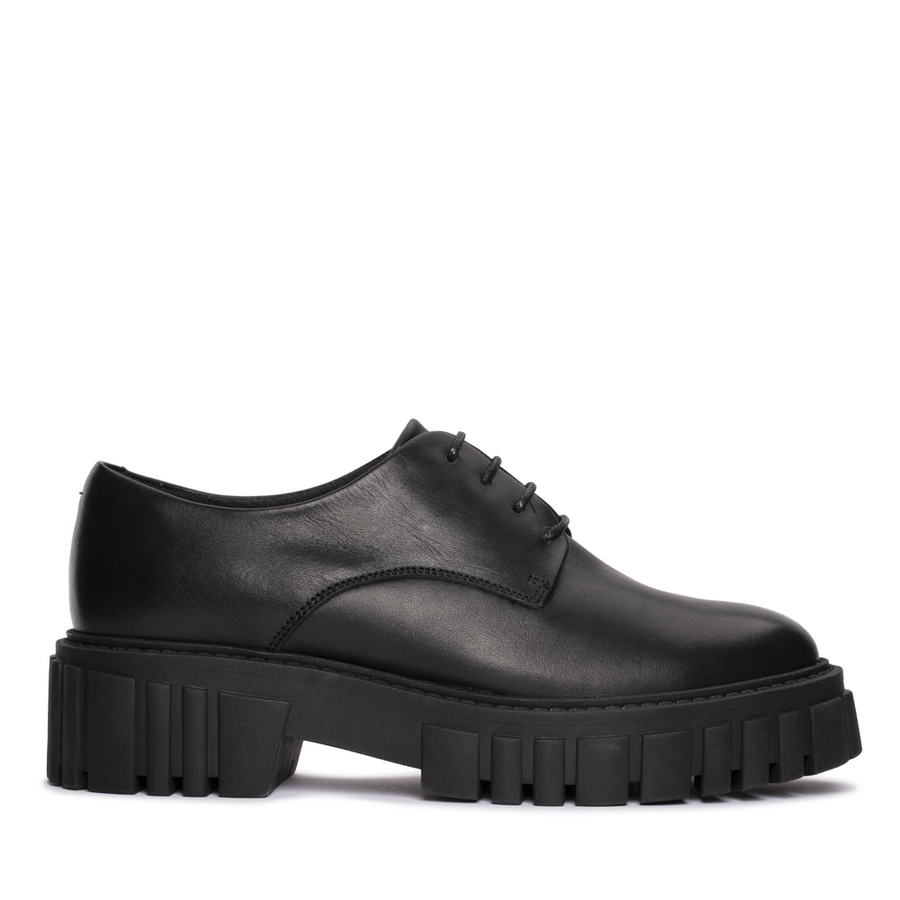 Clarks - Page Walk - Black Leather - Shoes
