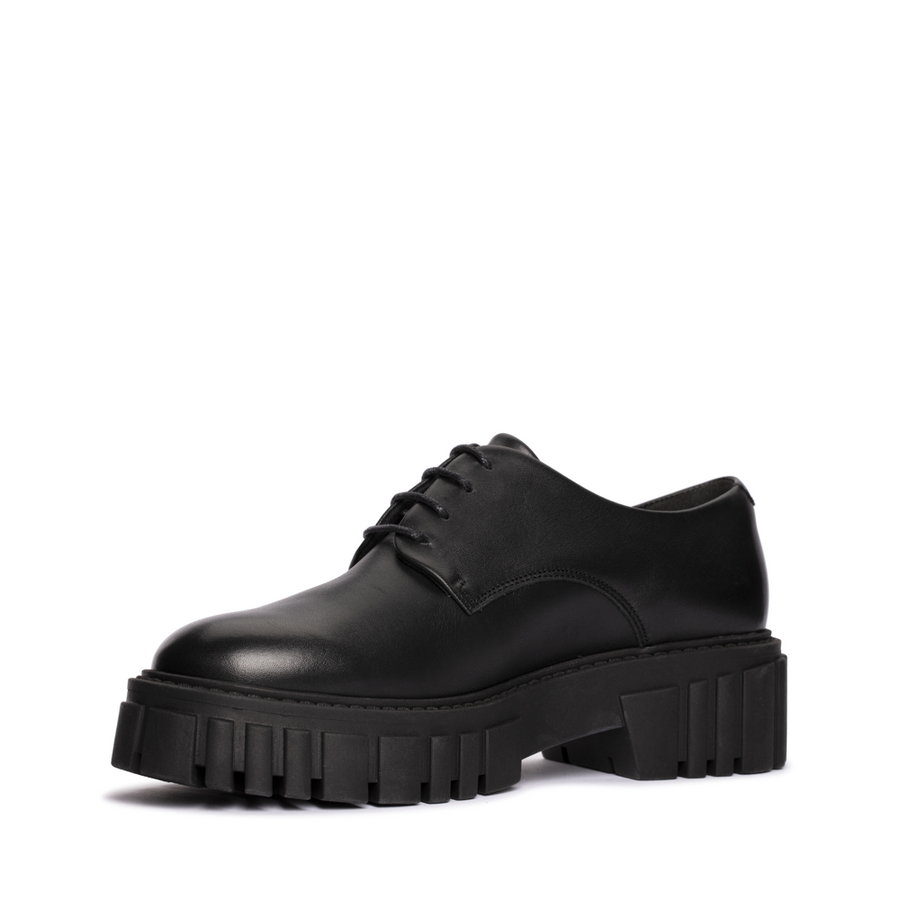 Clarks - Page Walk - Black Leather - Shoes