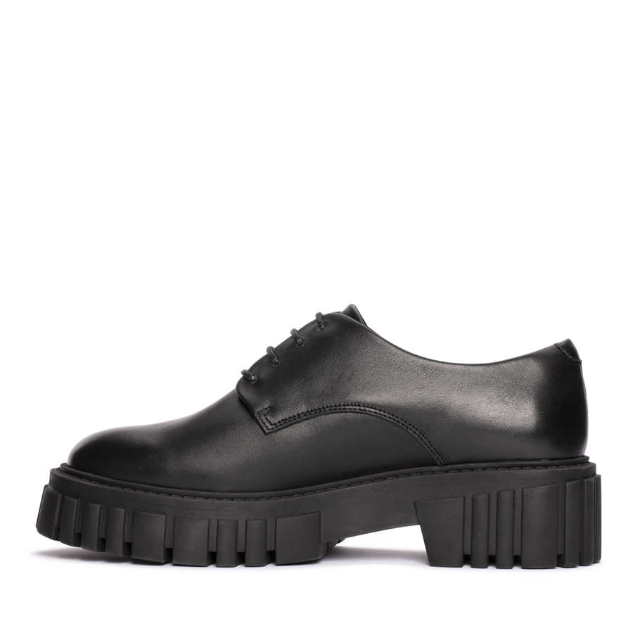 Clarks - Page Walk - Black Leather - Shoes