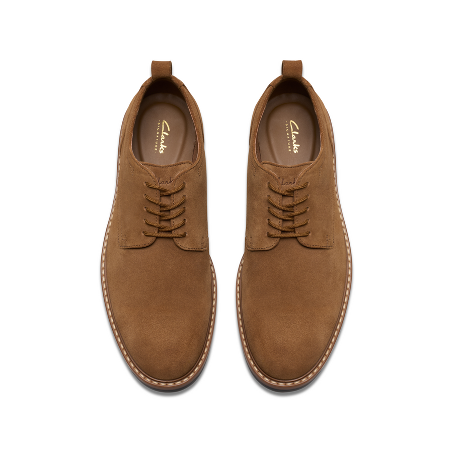 Clarks - Aldwin Lace - Cola Suede - Shoes
