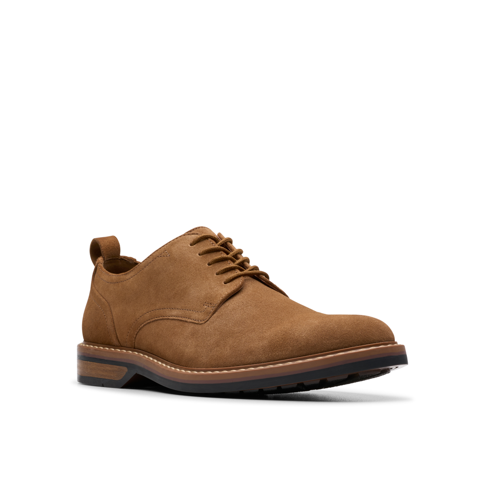 Clarks - Aldwin Lace - Cola Suede - Shoes