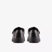 Clarks - ST Urban Ace O - Black - School Shoes