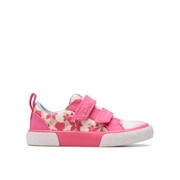 Clarks - FoxingShell T. - Pink Canvas - Canvas Shoes