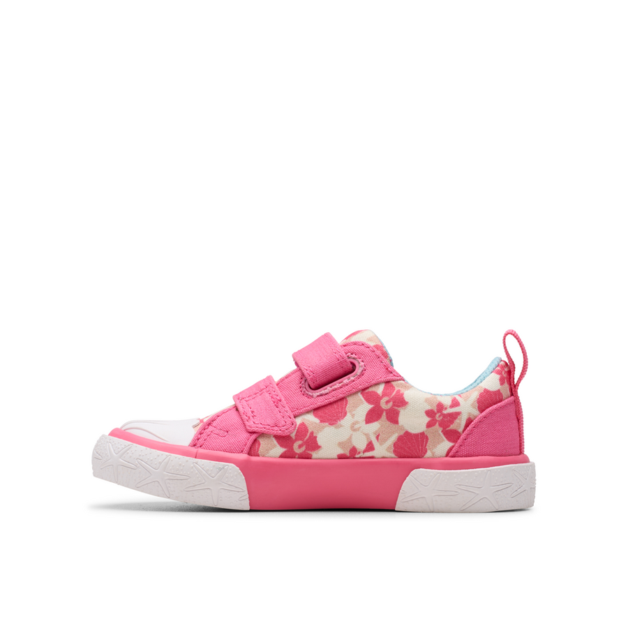Clarks - FoxingShell T. - Pink Canvas - Canvas Shoes