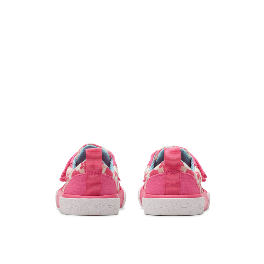 Clarks - FoxingShell T. - Pink Canvas - Canvas Shoes
