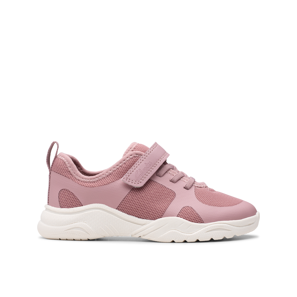 Clarks - Feather Ath K. - Dusty Pink - Trainers
