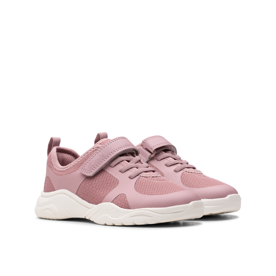 Clarks - Feather Ath K. - Dusty Pink - Trainers