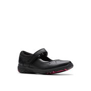 Clarks - Relda Wish K. - Black Leather - School Shoes
