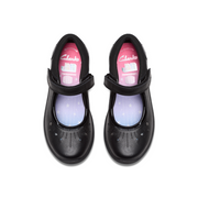 Clarks - Relda Wish K. - Black Leather - School Shoes