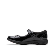 Clarks - Relda Wish K. - Black Patent - School Shoes