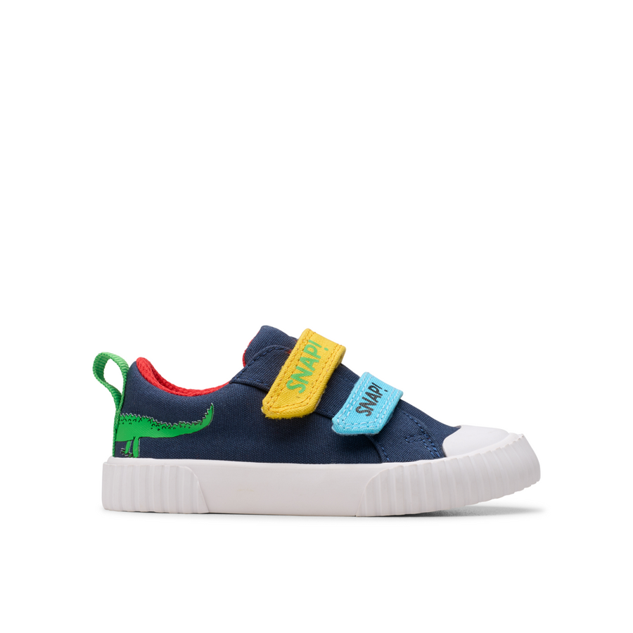 Clarks - RDFoxingAceT. - Navy Canvas - Canvas Shoes