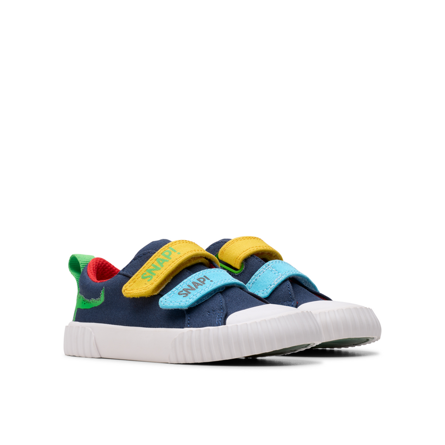 Clarks - RDFoxingAceT. - Navy Canvas - Canvas Shoes